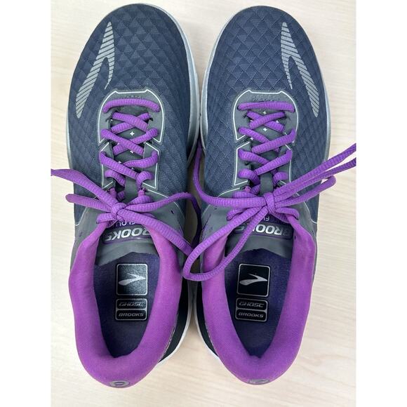 Brooks PureFlow 6 Women’s Running Shoes 10 Purple Gray Lightweight DNA Cushion - Picture 2 of 13